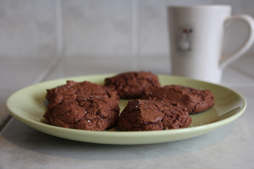 Salted Chocolate Rye Cookies